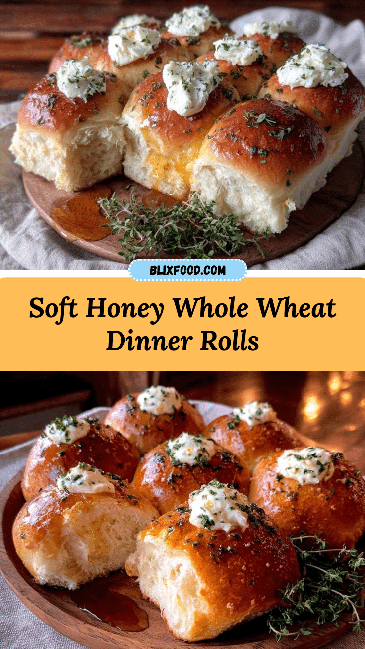 honey whole wheat dinner rolls recipe