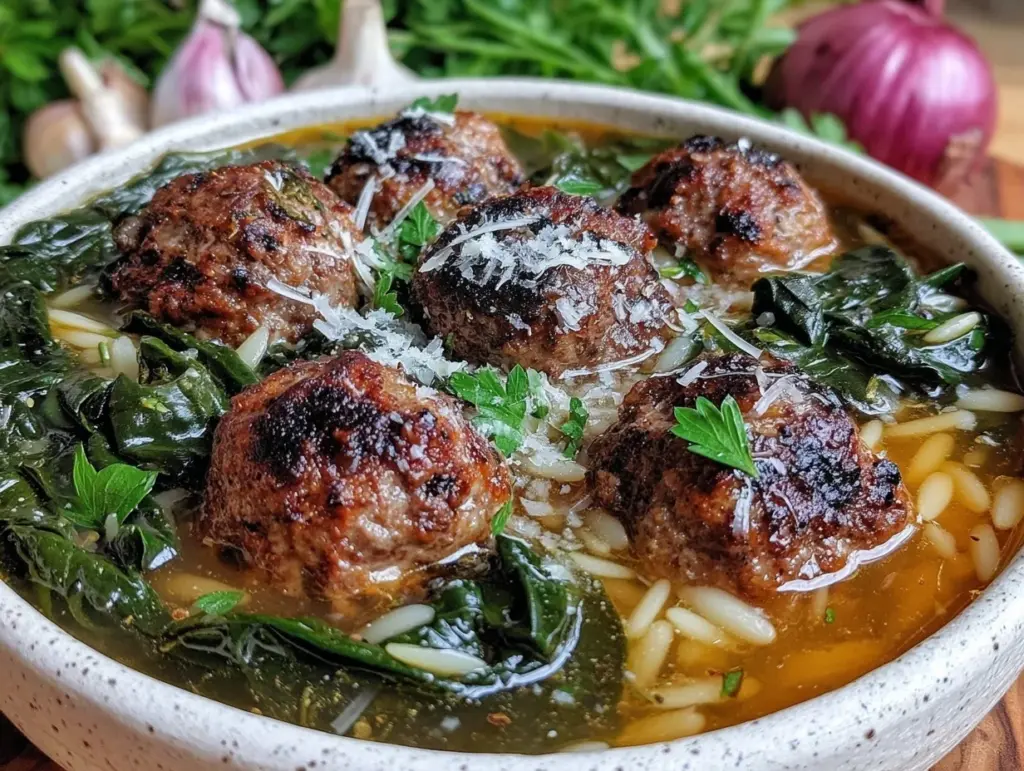 Italian wedding soup recipe - featured image