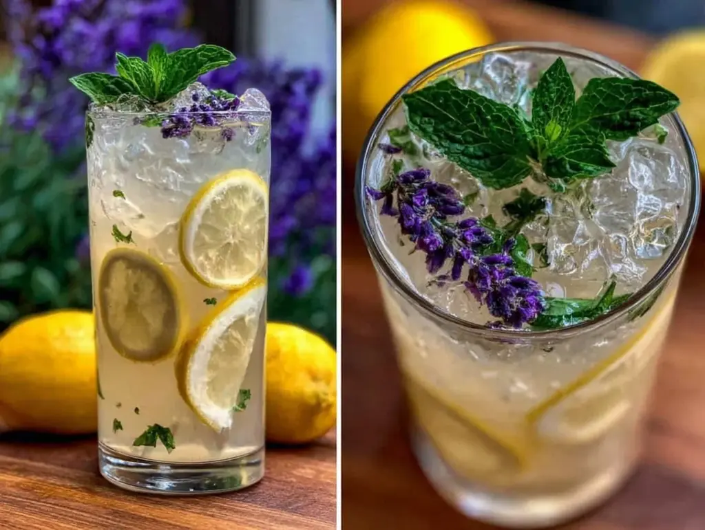 lavender lemonade recipe - featured image