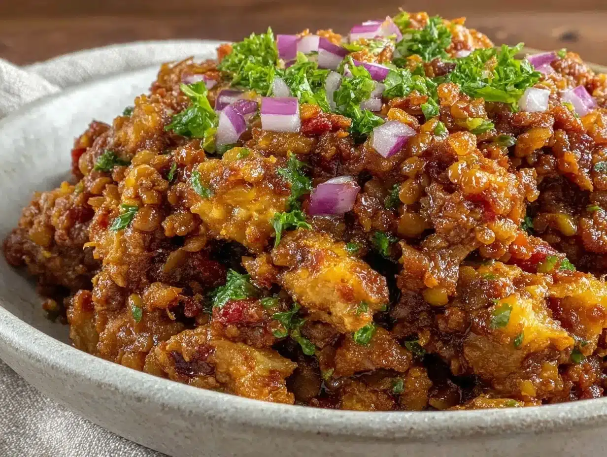 lentil walnut taco meat preparation steps