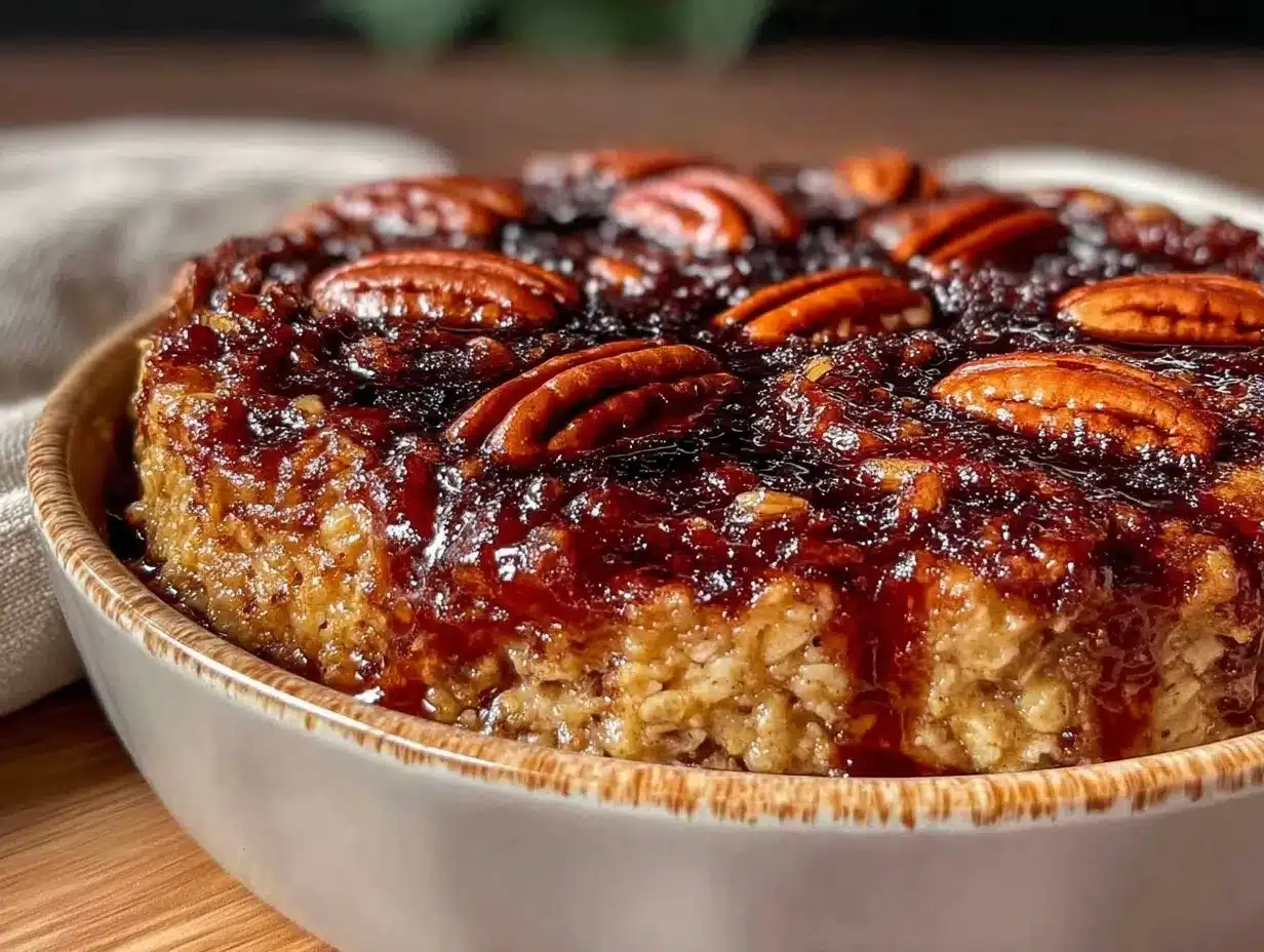 maple bourbon baked oatmeal preparation steps