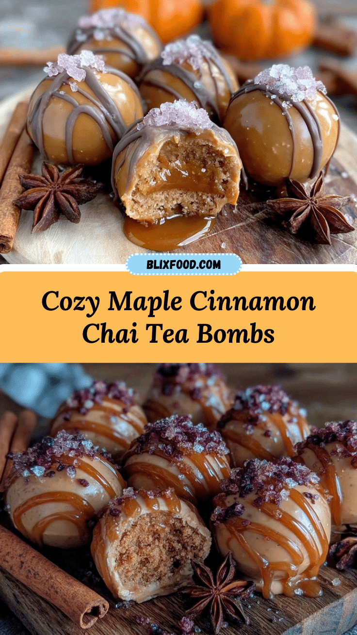 maple cinnamon chai tea bombs recipe