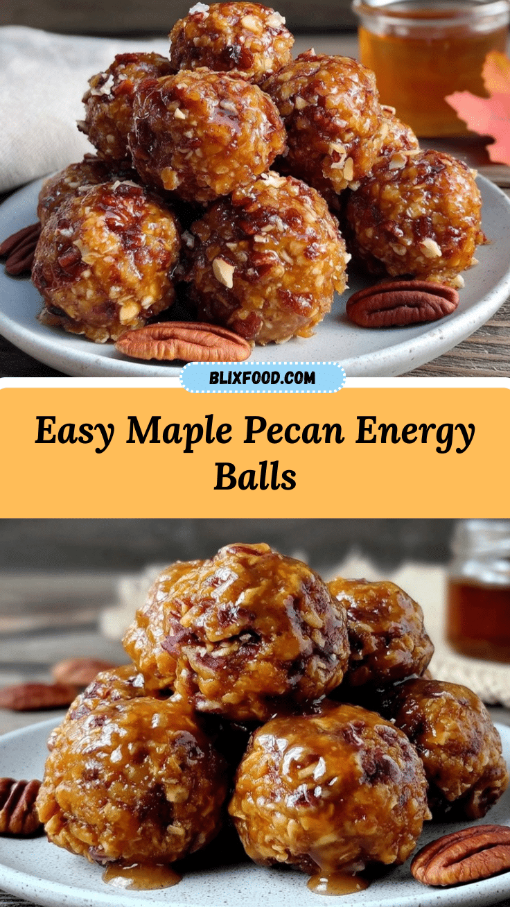 maple pecan energy balls recipe