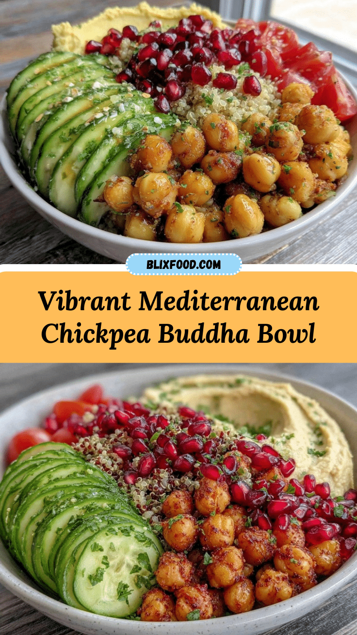 Mediterranean Chickpea Buddha Bowl recipe