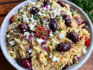 Mediterranean Orzo Salad - featured image