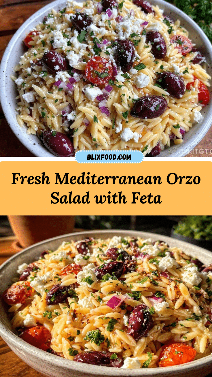 Mediterranean Orzo Salad recipe