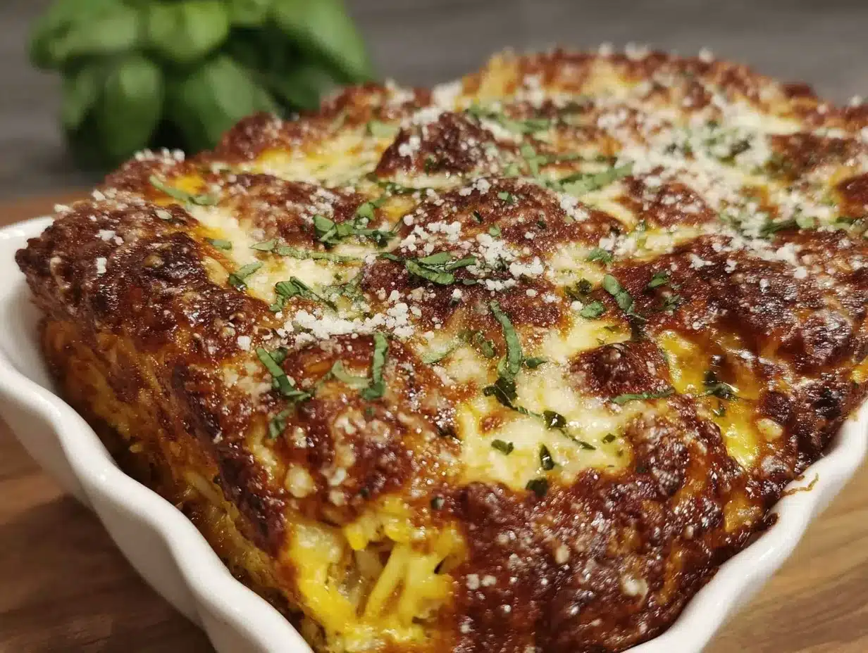 Million Dollar Spaghetti Casserole preparation steps