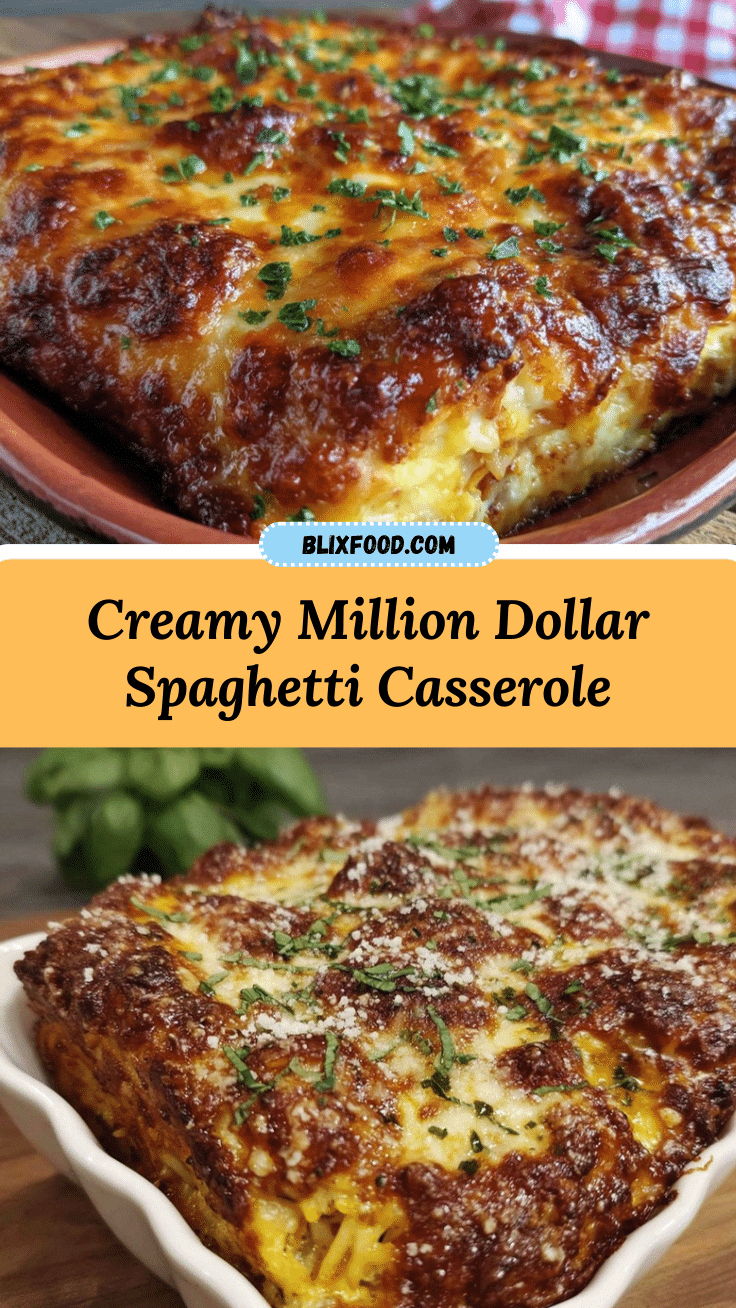 Million Dollar Spaghetti Casserole recipe