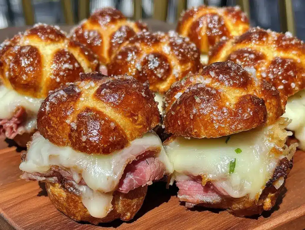 mini reuben sliders - featured image