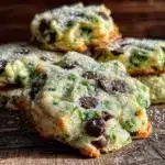 mint chocolate chip shamrock cookies - featured image