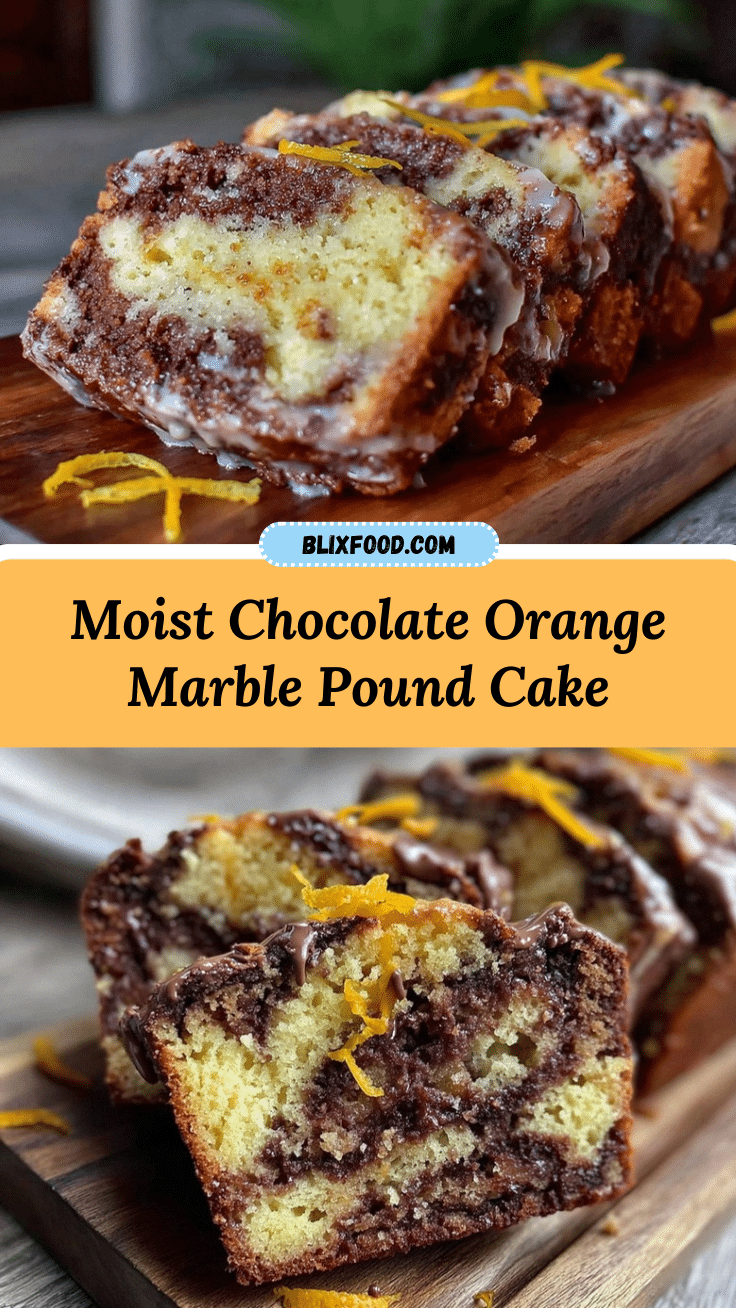 moist chocolate orange marble pound cake recipe