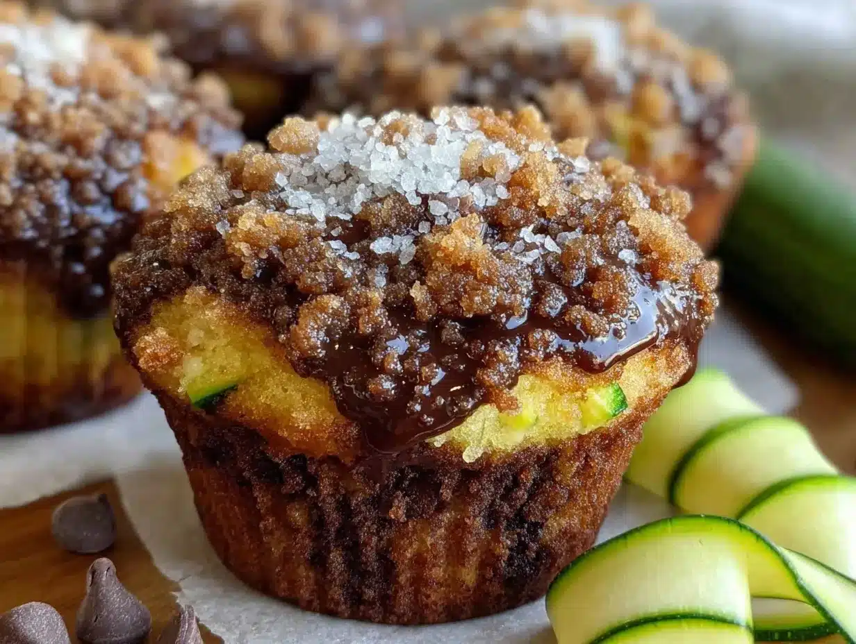 moist chocolate zucchini muffins preparation steps