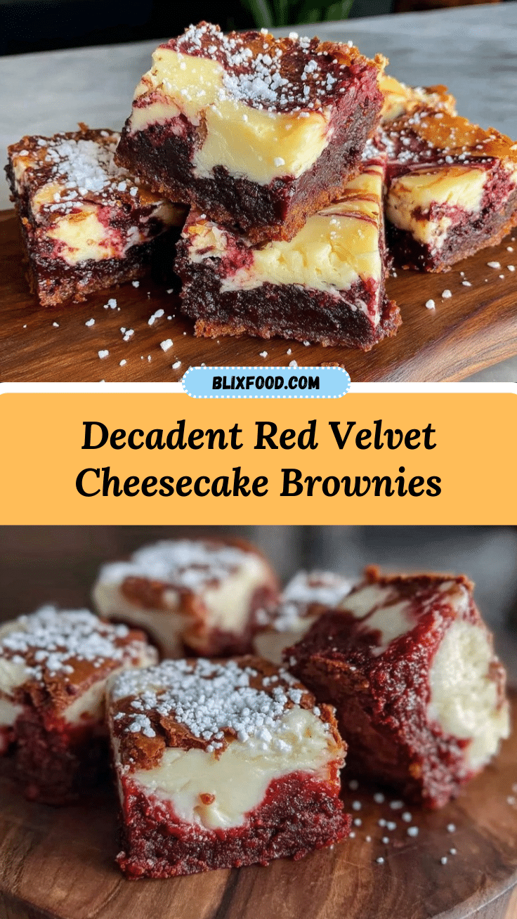 red velvet cheesecake brownies recipe