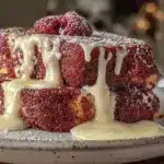 red velvet french toast - featured image