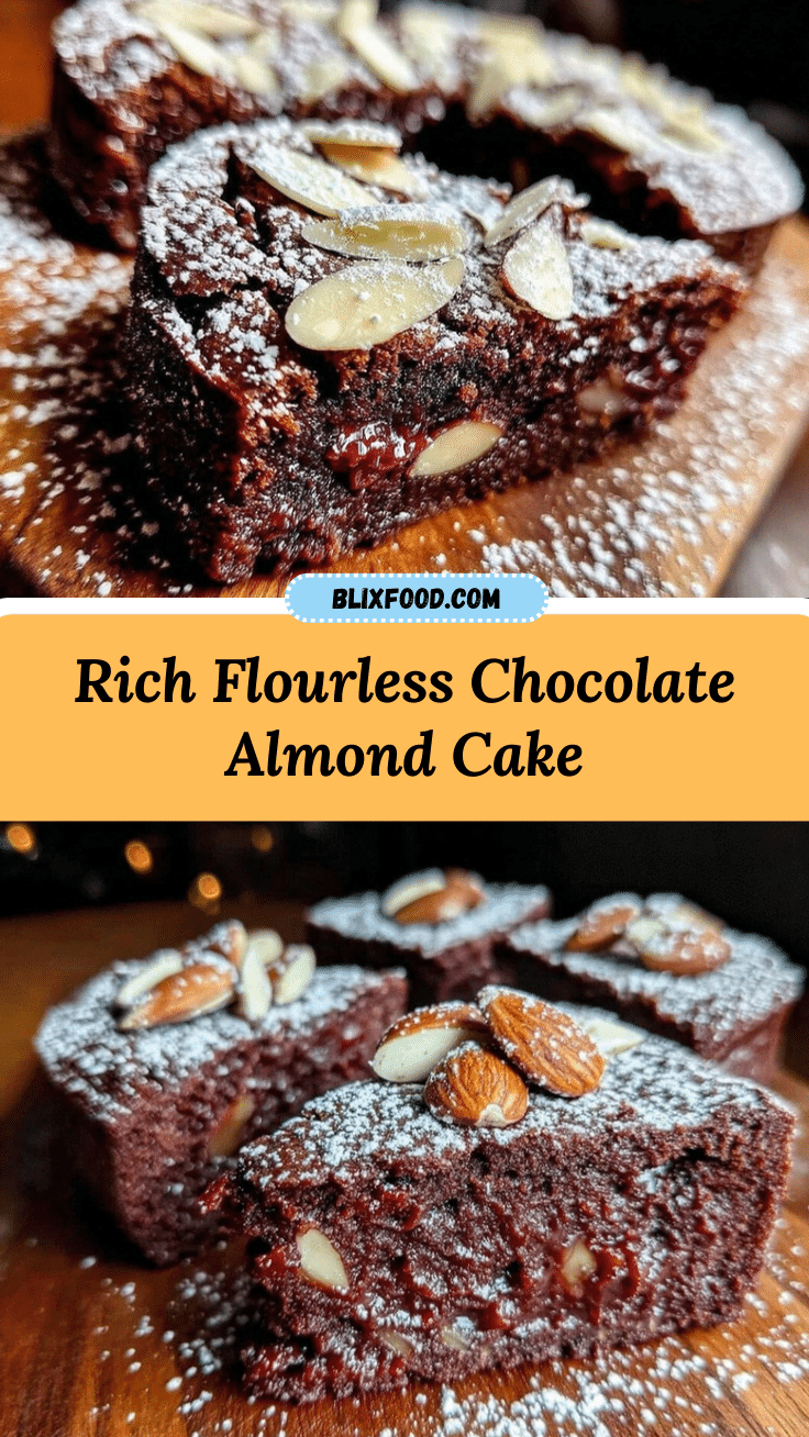 Rich Flourless Chocolate Almond Cake recipe