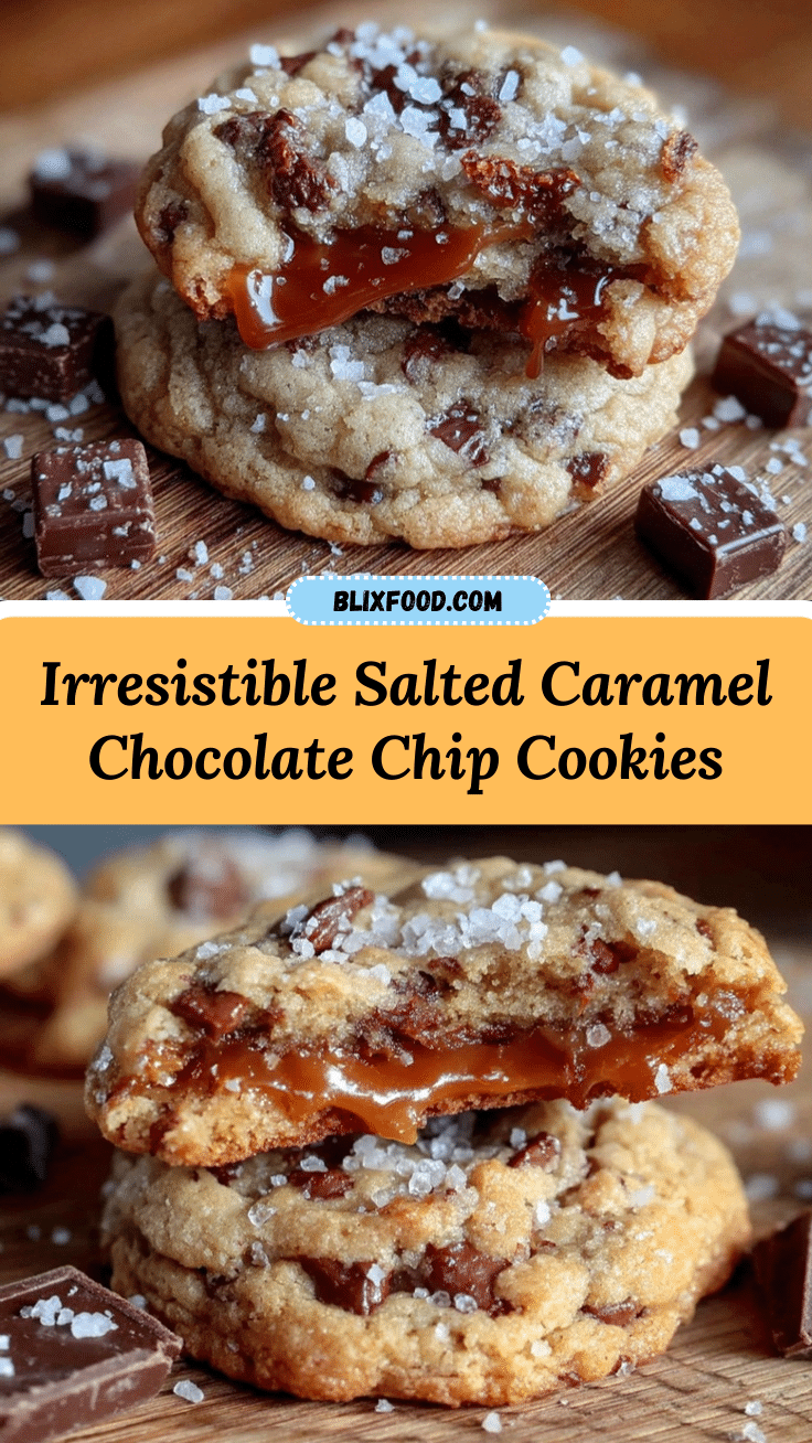 salted caramel chocolate chip cookies recipe