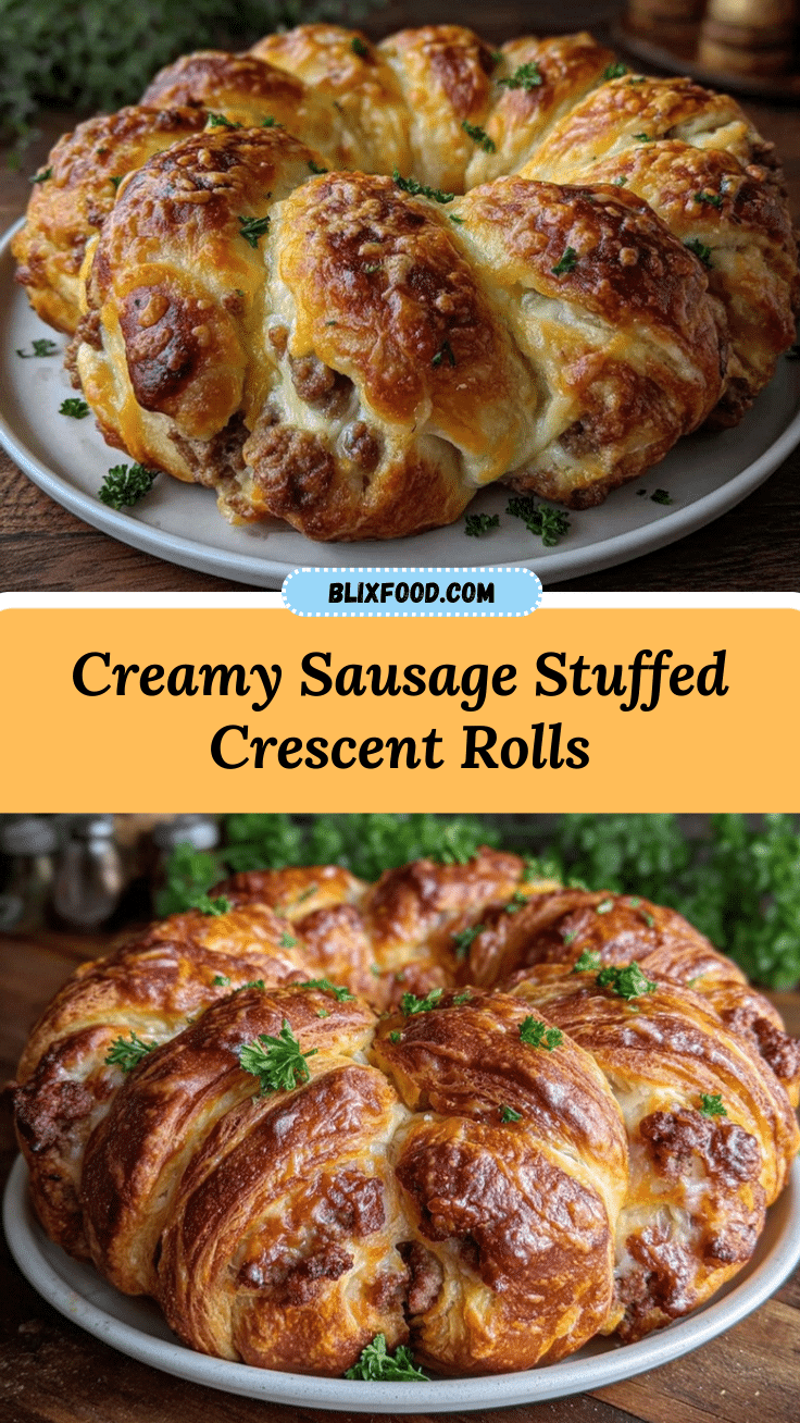 sausage cream cheese crescent rolls recipe