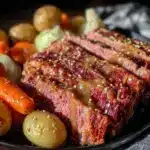 slow cooker corned beef recipe - featured image