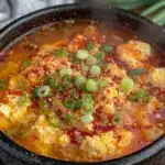 spicy korean tofu soup - featured image