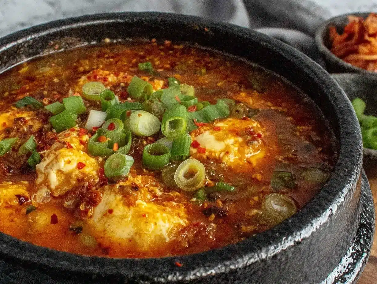 spicy korean tofu soup preparation steps
