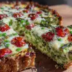 spring vegetable quiche - featured image