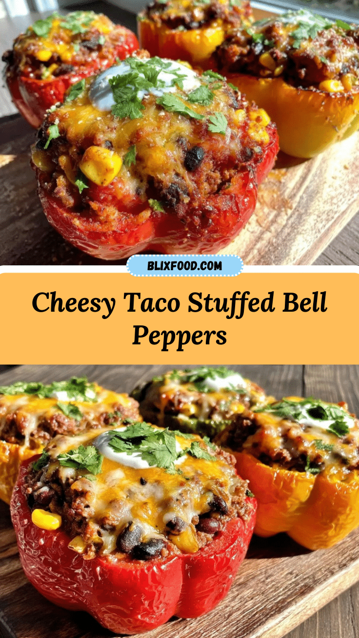 taco stuffed bell peppers recipe