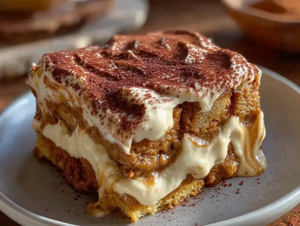 tiramisu poke cake - featured image