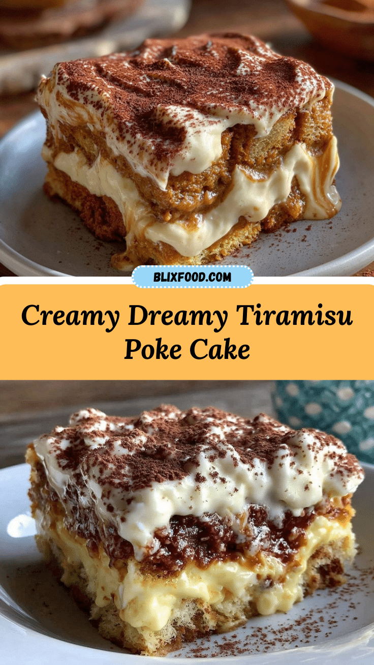 tiramisu poke cake recipe