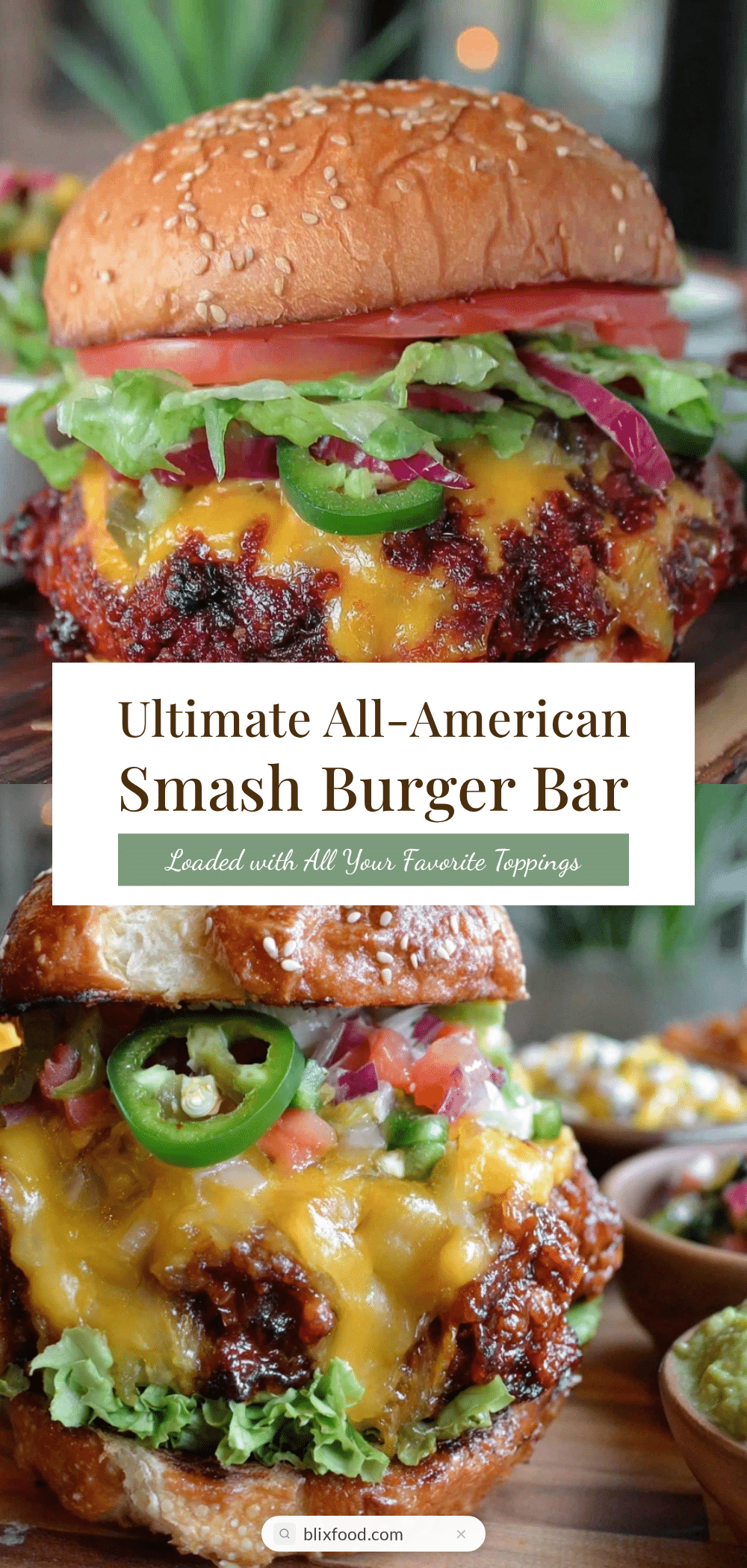 all-american smash burger bar recipe