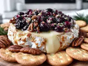 baked brie wheel - featured image