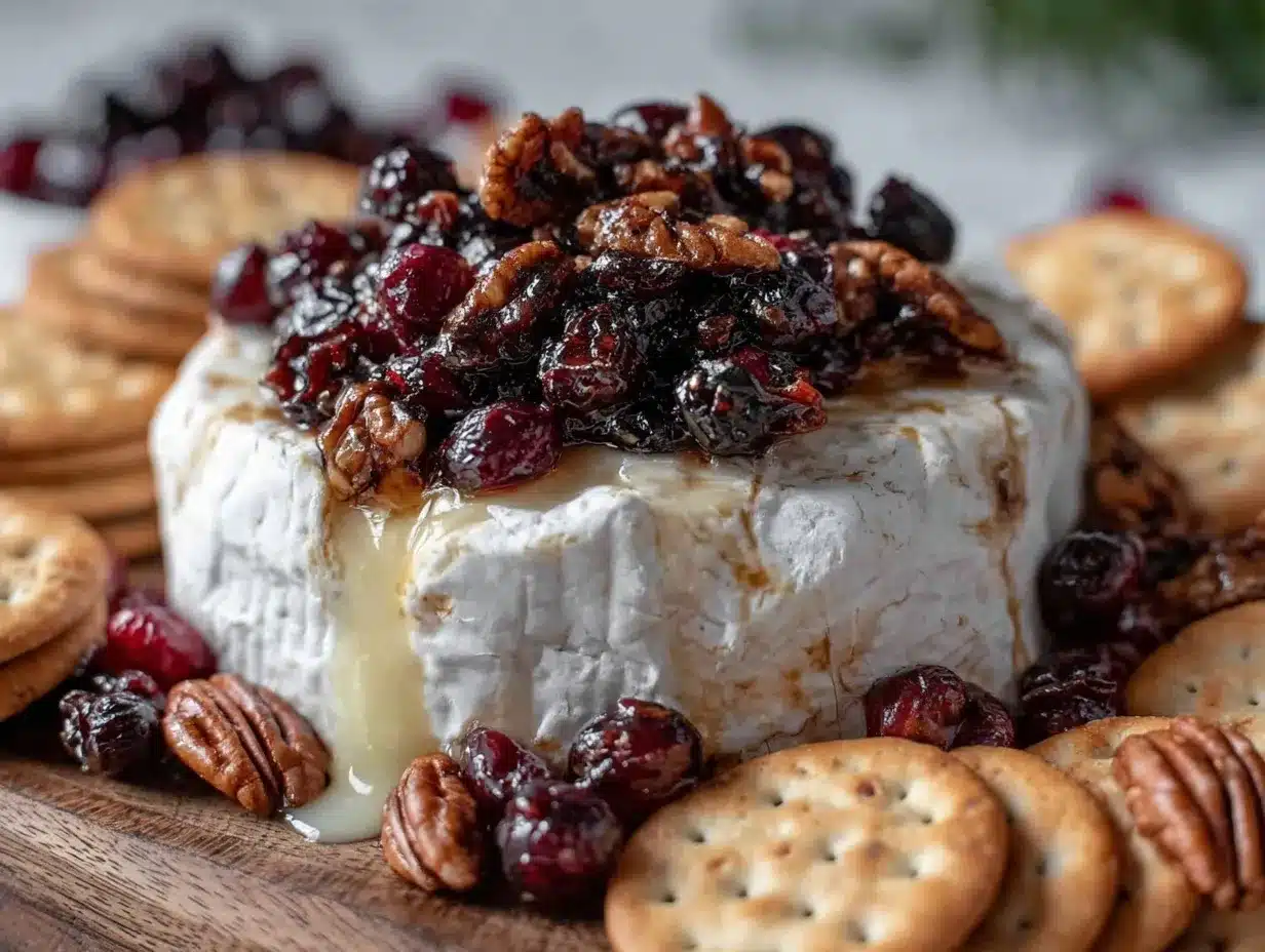 baked brie wheel preparation steps