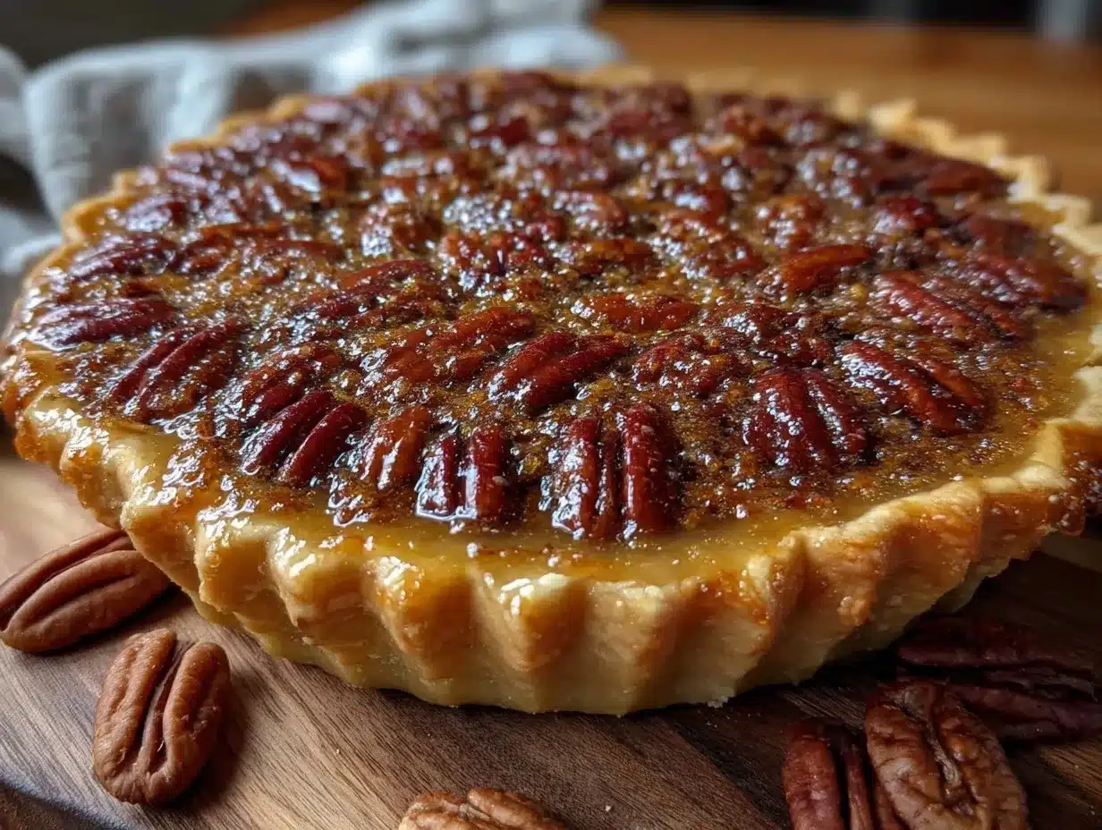 brown butter bourbon pecan pie preparation steps