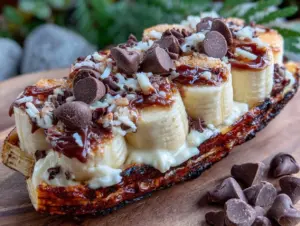 campfire banana boat smores - featured image