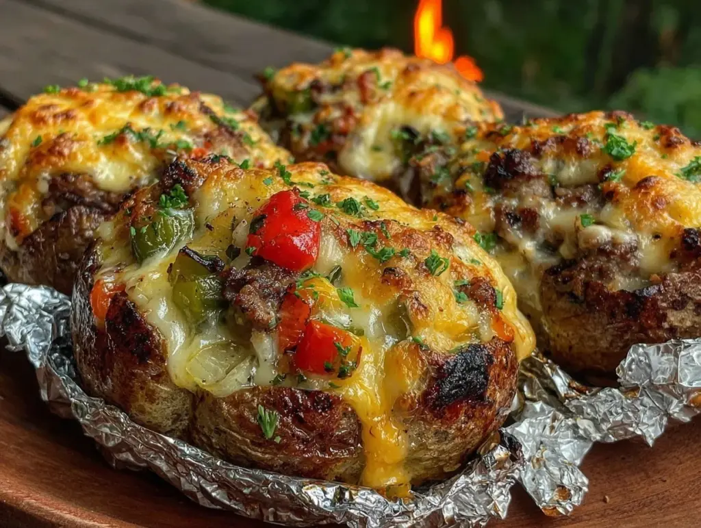 campfire foil packet dinners - featured image