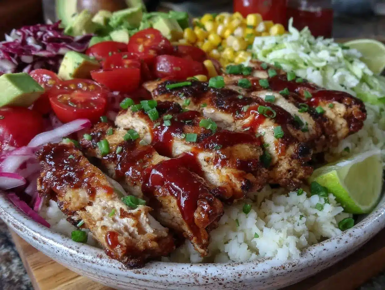 cauliflower rice burrito bowl preparation steps