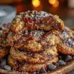 chewy gluten free chocolate chip cookies - featured image