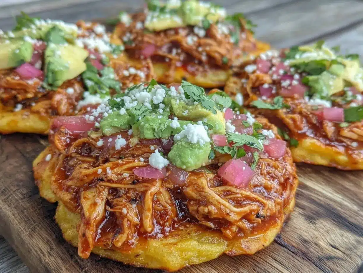 chicken tinga tostadas preparation steps