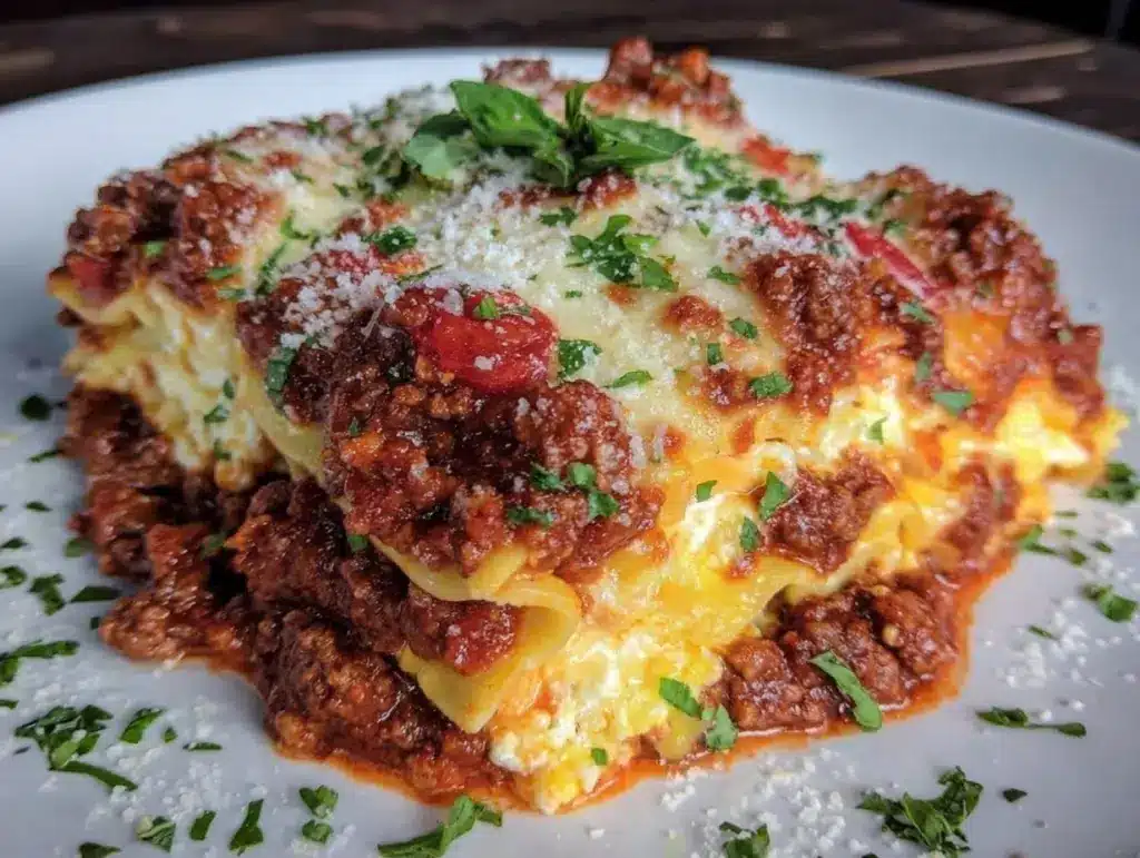 comforting homemade lasagna - featured image