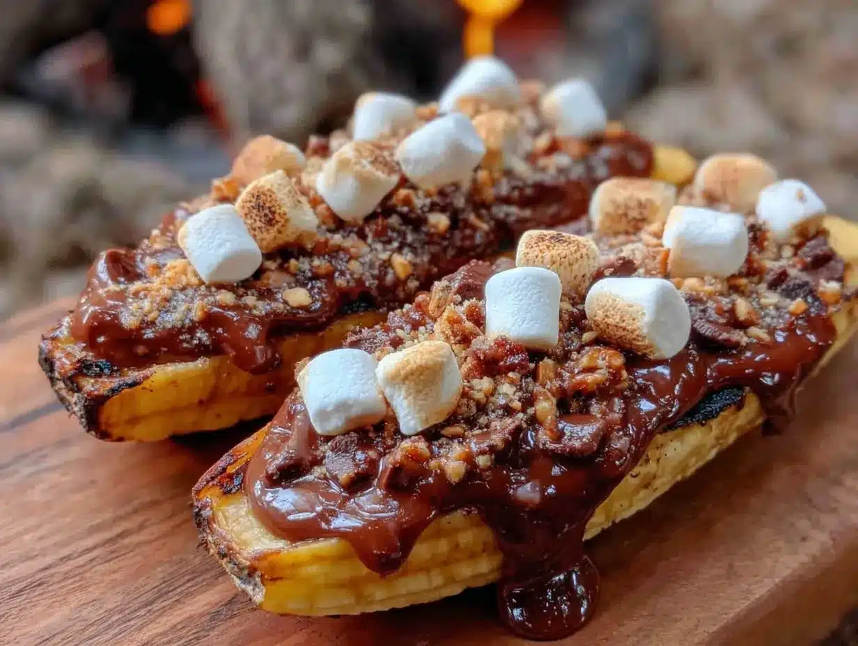 cozy campfire banana boats preparation steps