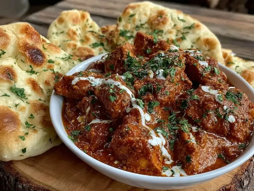 creamy butter chicken slow cooker recipe - featured image