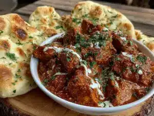 creamy butter chicken slow cooker recipe - featured image