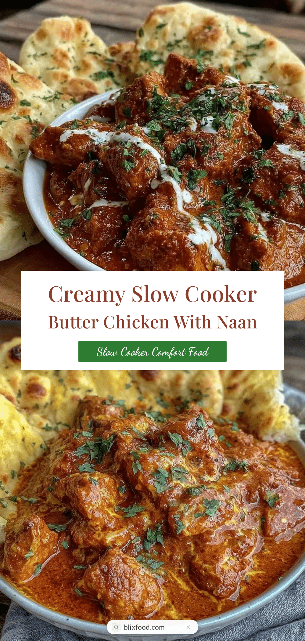creamy butter chicken slow cooker recipe recipe