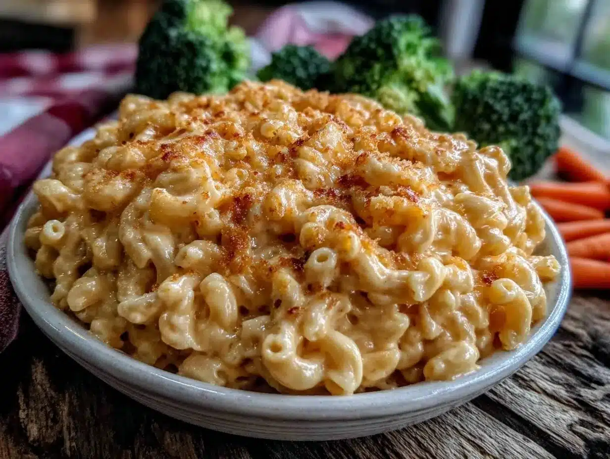creamy dairy free mac and cheese for kids preparation steps