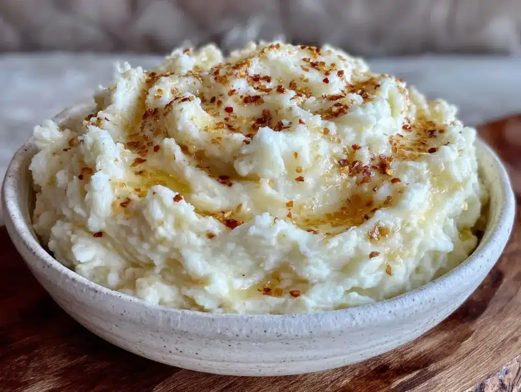 creamy dairy free mashed potatoes - featured image
