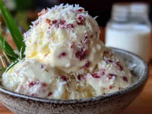 creamy homemade coconut milk ice cream recipe - featured image