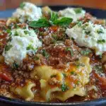 creamy lasagna soup - featured image