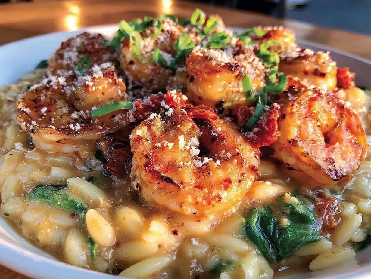 creamy tuscan shrimp skillet preparation steps