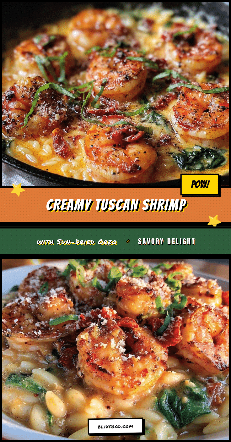 creamy tuscan shrimp skillet recipe