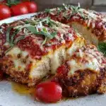 crispy authentic chicken parmesan recipe - featured image
