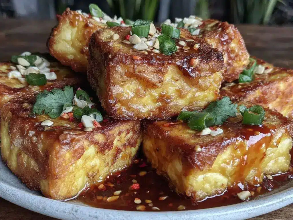 crispy baked tofu - featured image